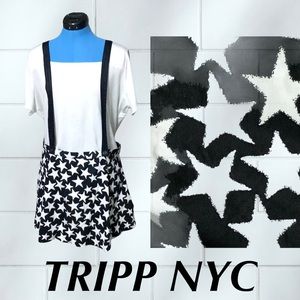 Star Skirt TRIPP NYC with Detachable Suspenders XL